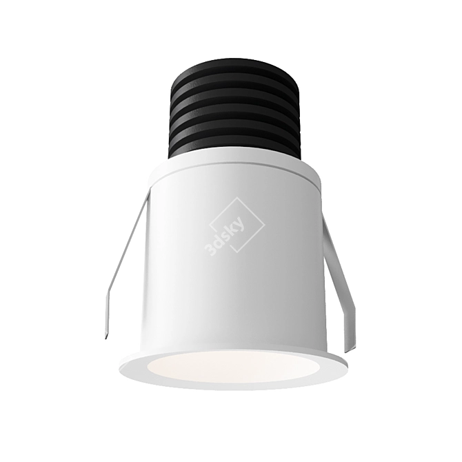 GUINCHO Recessed Light: Sleek and Powerful 3D model image 1