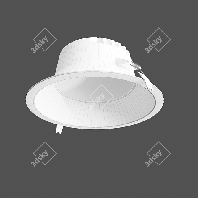 Title: Medano Recessed LED Light 3D model image 3