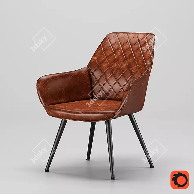 Stylish Chair Harry 2017 3D model image 2