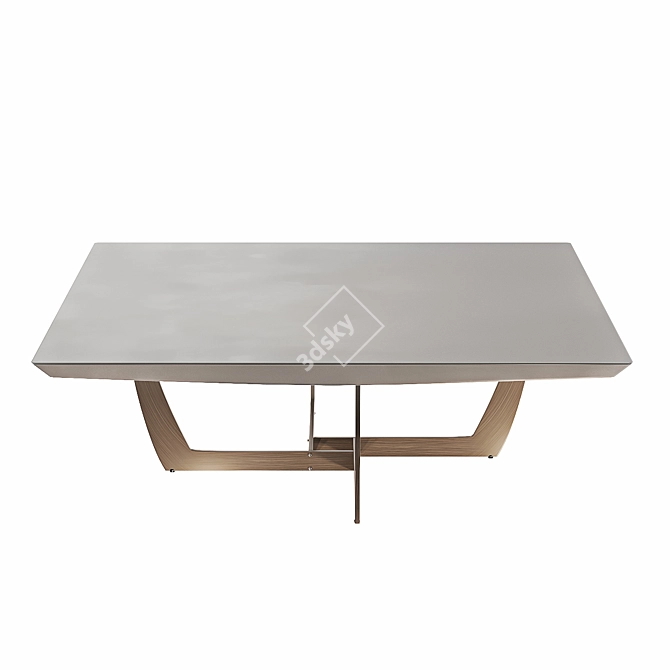 Garda SPACE Coffee Table: Sleek Metal Design 3D model image 1