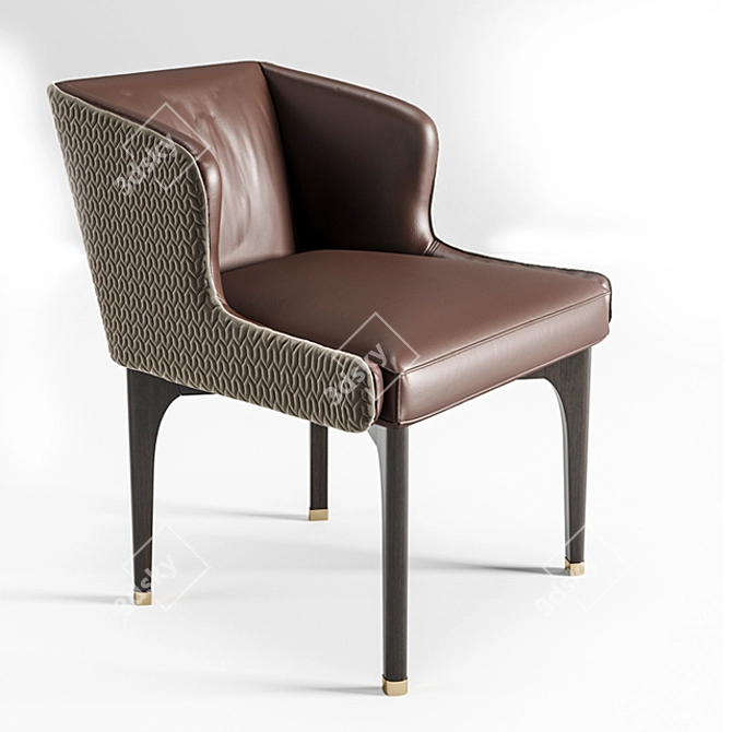 Elegant Comfort: AUDREY Heritage Chairs 3D model image 3