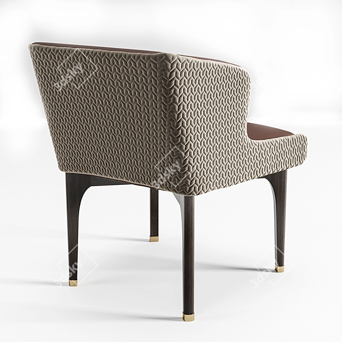 Elegant Comfort: AUDREY Heritage Chairs 3D model image 4