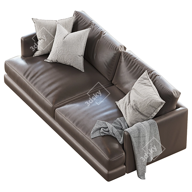 Haven 84" Sofa: Stylish, Comfortable 3D model image 3