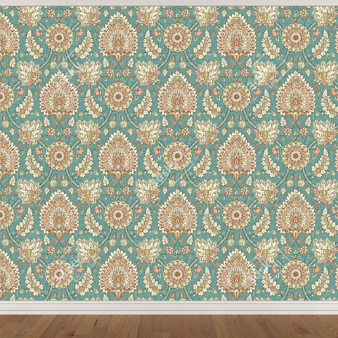 Seamless Wallpaper Set - 3 Colors 3D model image 4