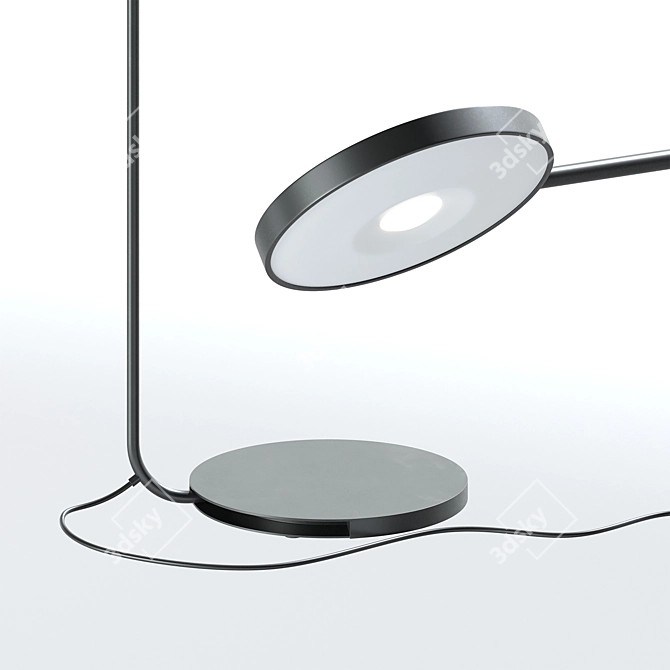 Modern LED Floor Lamp by IKEA 3D model image 2