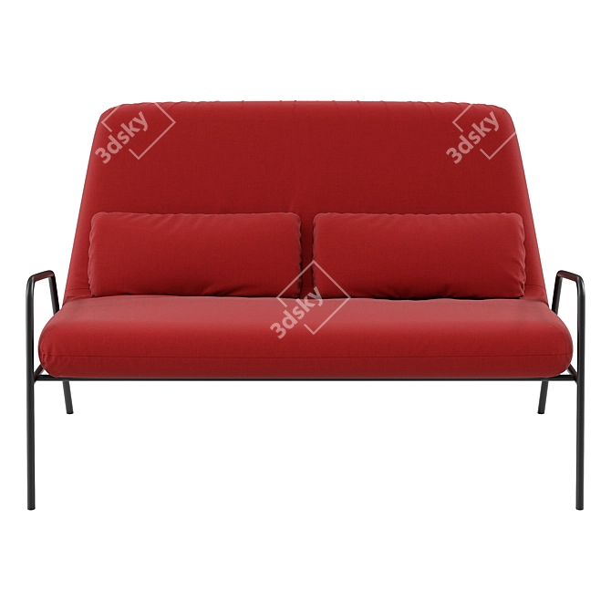 NOLA: Compact Contemporary Sofa 3D model image 3