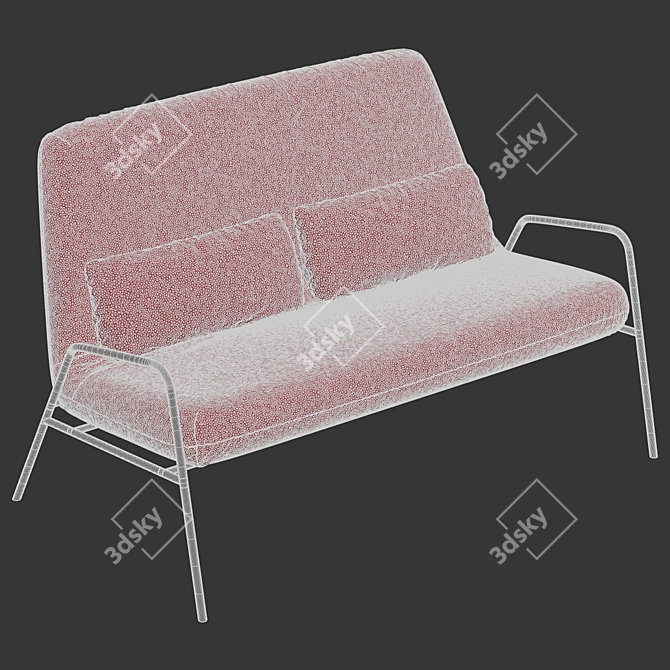 NOLA: Compact Contemporary Sofa 3D model image 5