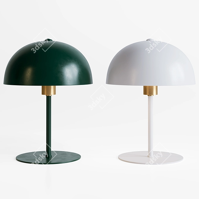 Colorful Adjustable Table Lamp 3D model image 1