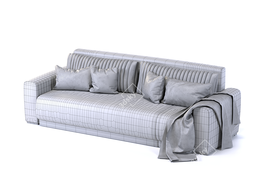 Opium Dream Sofa: Luxury in 5 Words 3D model image 3