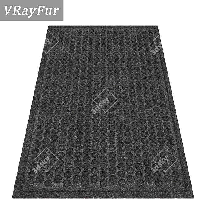 High-Quality Carpet Set 743 3D model image 2