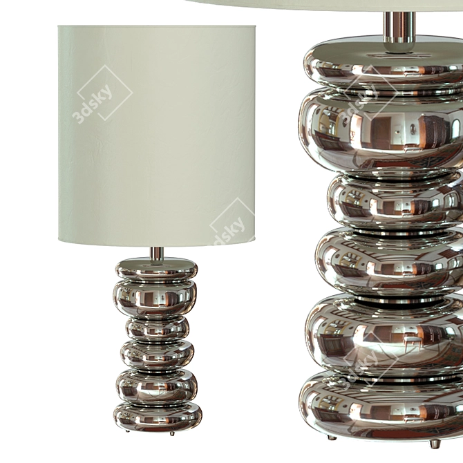 Elegant Mattia Bonetti Table Lamp 3D model image 1