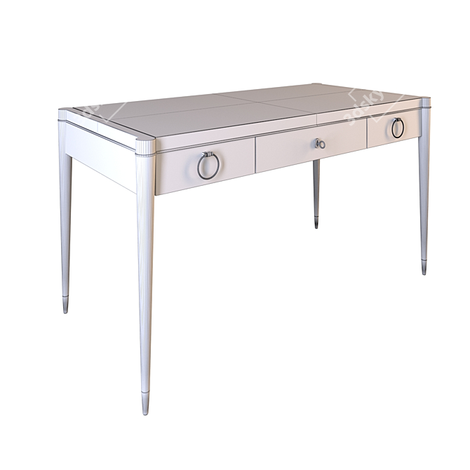 Elegant AMBRA DESK by Galimberti Nino 3D model image 4