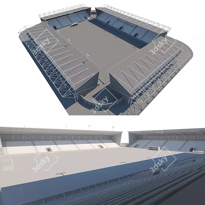 Ultimate Football Stadium 3D model image 4