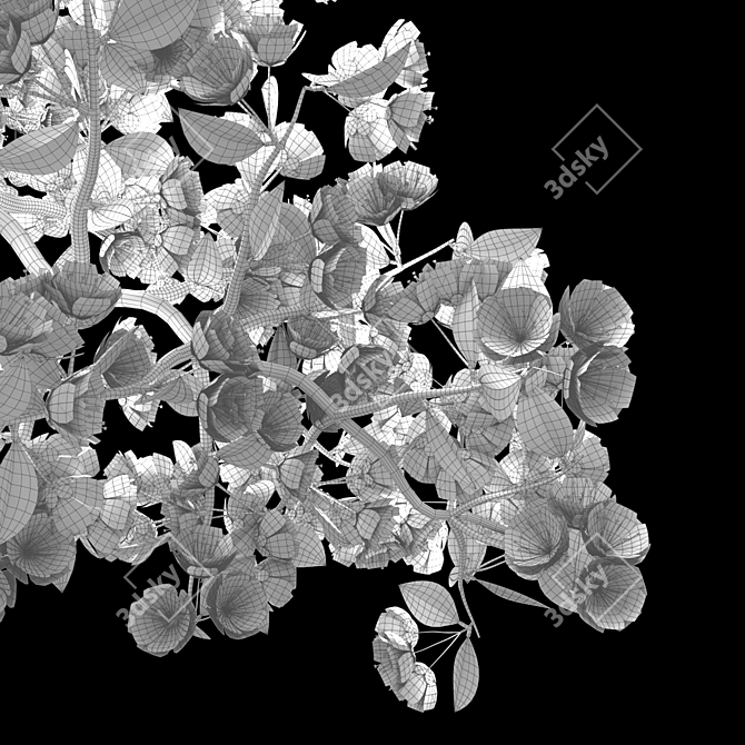 Miniature Sakura Bonsai 3D model image 4