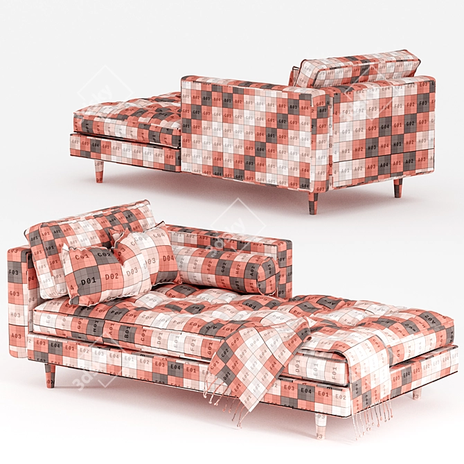 Sven Sofa Seating: Modern Elegance 3D model image 3