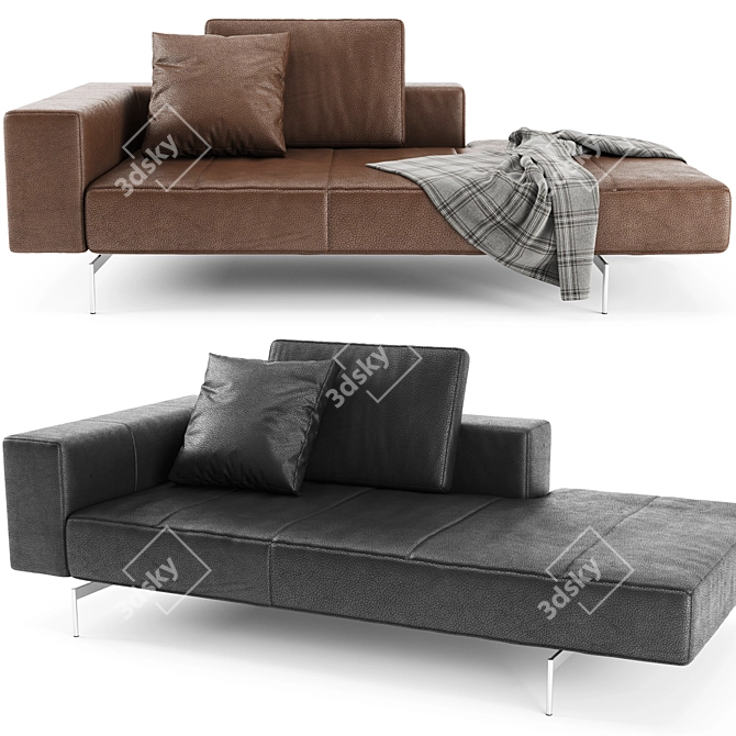 BoConcept Amsterdam Lounging: Modern Lounging Sofa in Multifold Dimensions 3D model image 1