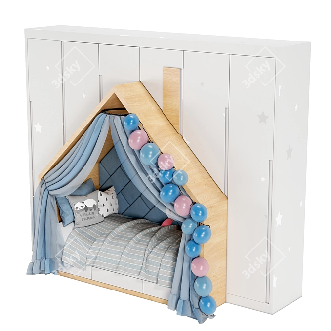 Modular Children Room Set 3D model image 2