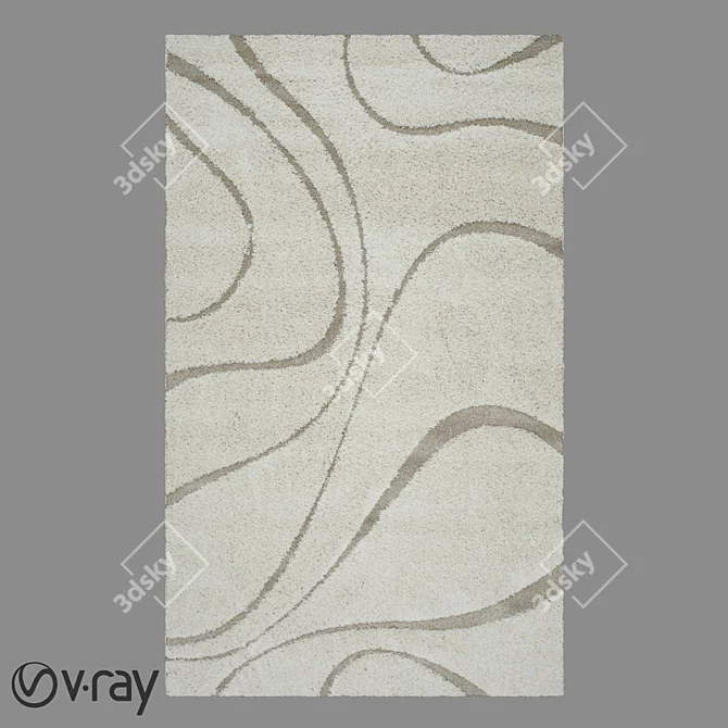 Modern 3D Rug: RUG01 (2015) 3D model image 2