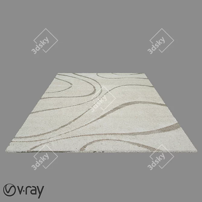 Modern 3D Rug: RUG01 (2015) 3D model image 3