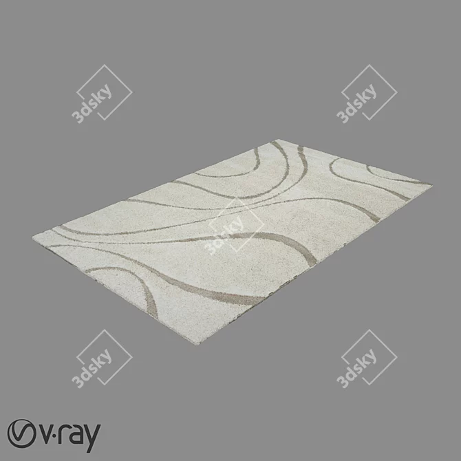 Modern 3D Rug: RUG01 (2015) 3D model image 4