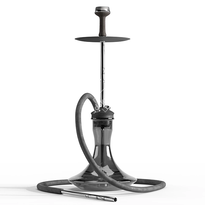 Sleek Ykap Hookah 3D model image 1