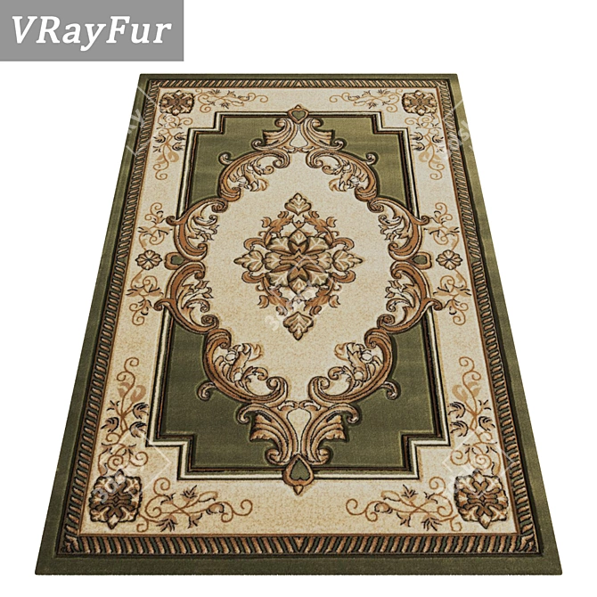 High-Quality Carpets Set for 3D Renders 3D model image 2