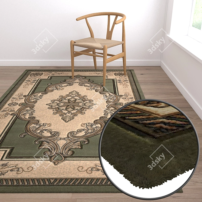 High-Quality Carpets Set for 3D Renders 3D model image 5