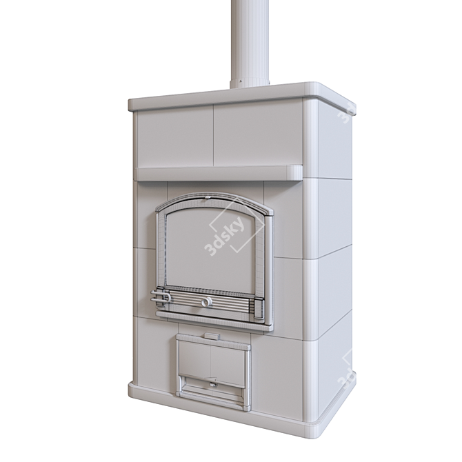 Cozy Fire: TULIKIVI TU820 S 3D model image 4