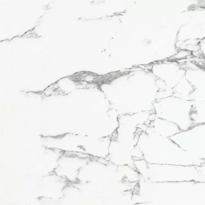 Flow White Marble: Luxurious Multi-Texture Flooring 3D model image 3