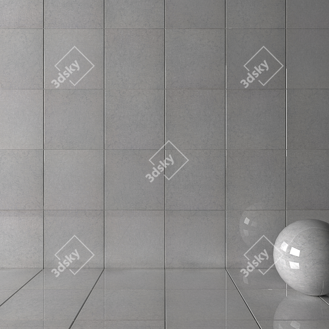 Elegant Perona Frey Wall Tiles 3D model image 3