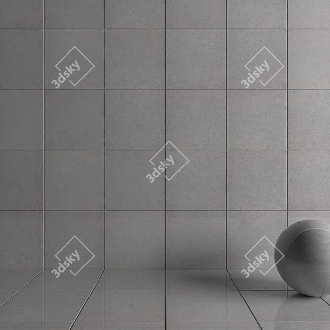 Elegant Perona Frey Wall Tiles 3D model image 4