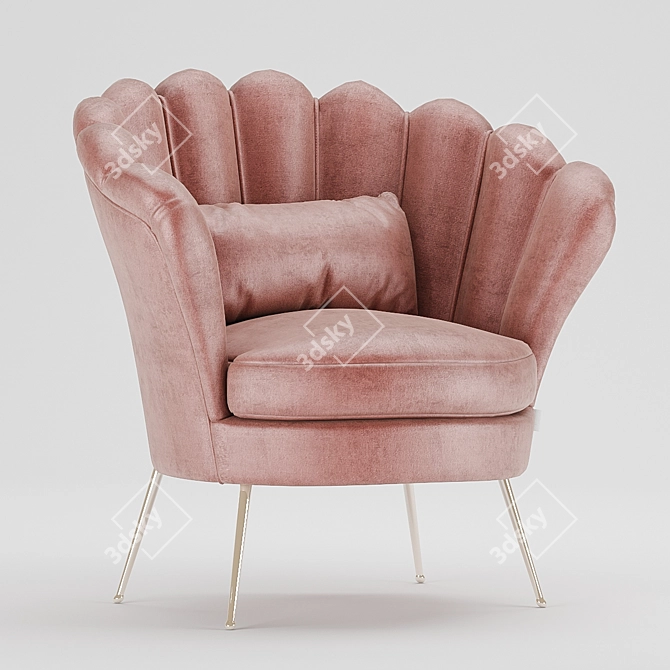 CozyComfort Chair: Designed with warmth in mind 3D model image 2