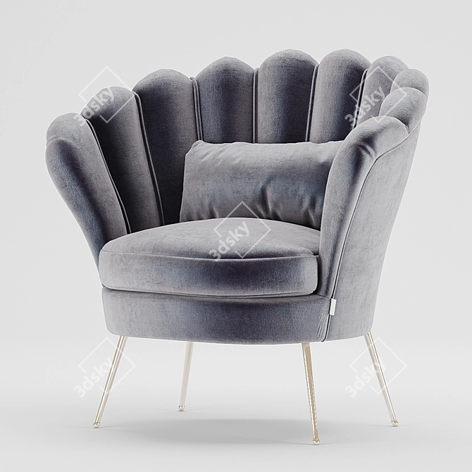 CozyComfort Chair: Designed with warmth in mind 3D model image 3