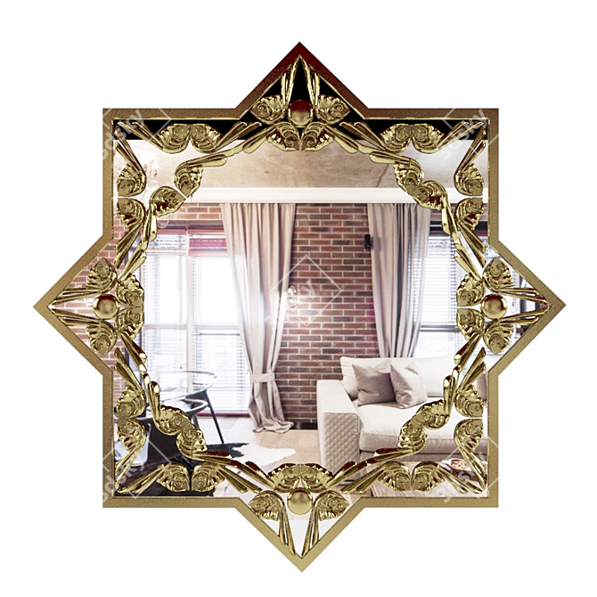 Reflect Deco Mirror Collection 3D model image 1