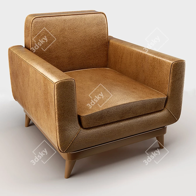 Modern Mk Armchair: 2013 Design 3D model image 1