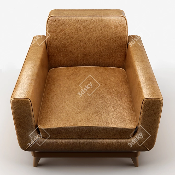 Modern Mk Armchair: 2013 Design 3D model image 2