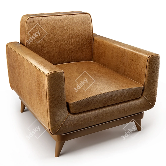 Modern Mk Armchair: 2013 Design 3D model image 5