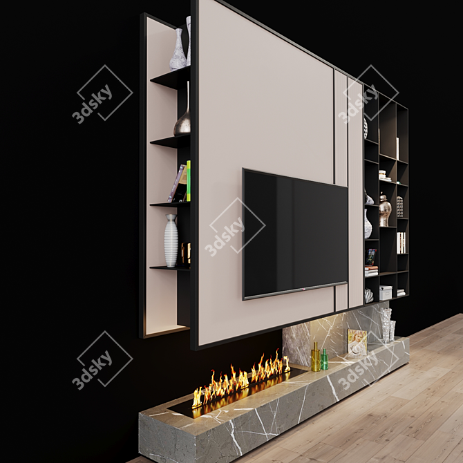 Designer TV Set by Stanislav Kaminskyi 3D model image 2