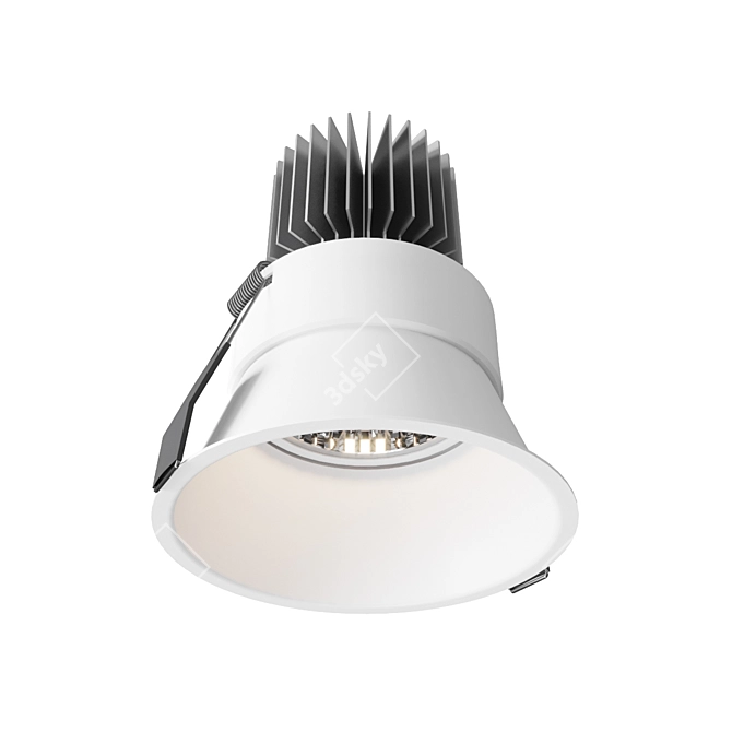 Mantra Formentera LED Recessed Downlight - Warm White (C0071) 3D model image 1