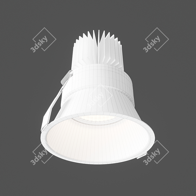 Mantra Formentera LED Recessed Downlight - Warm White (C0071) 3D model image 3