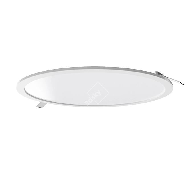 SAONA C0183 Recessed Light - 2200Lm, LED, 24W, Aluminum, 4000K 3D model image 1