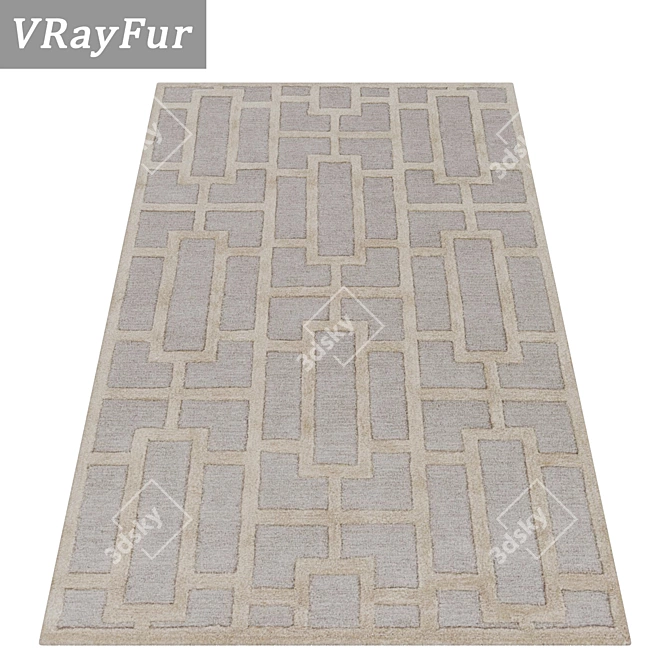 Luxury Carpets Set | High-Quality Textures 3D model image 2