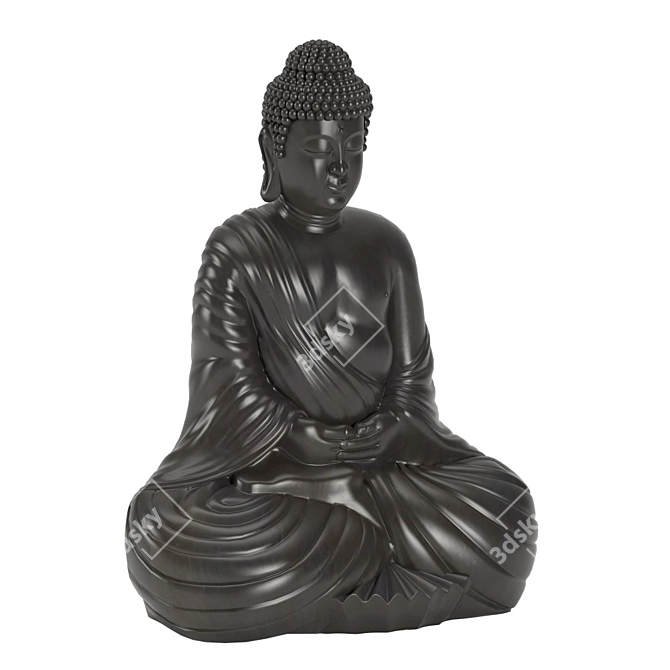 Divine Zen Garden Guardian 3D model image 2