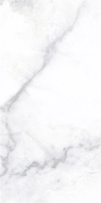 Classic Calacatta Carrara Marble Set 3D model image 4