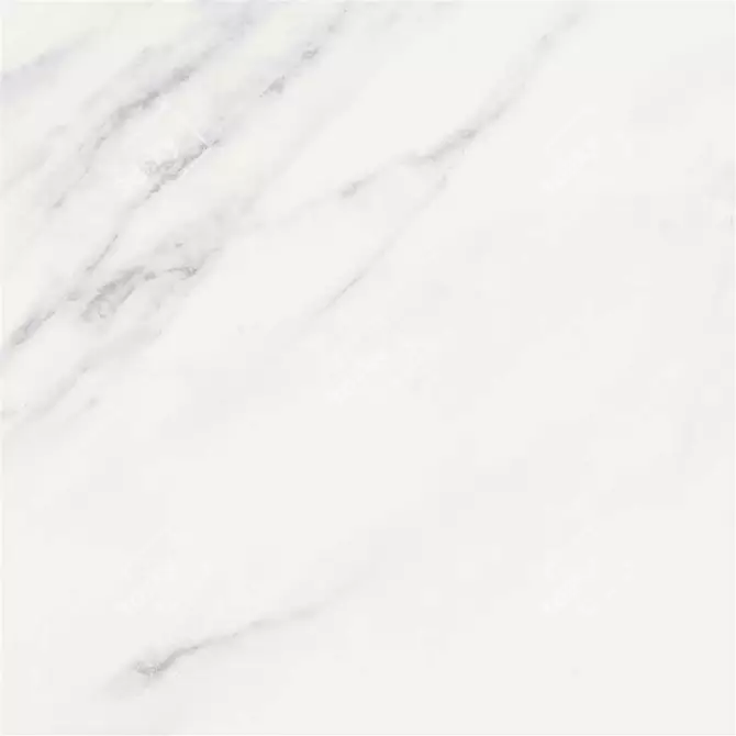 Classic Carrara White Marble Set 3D model image 2