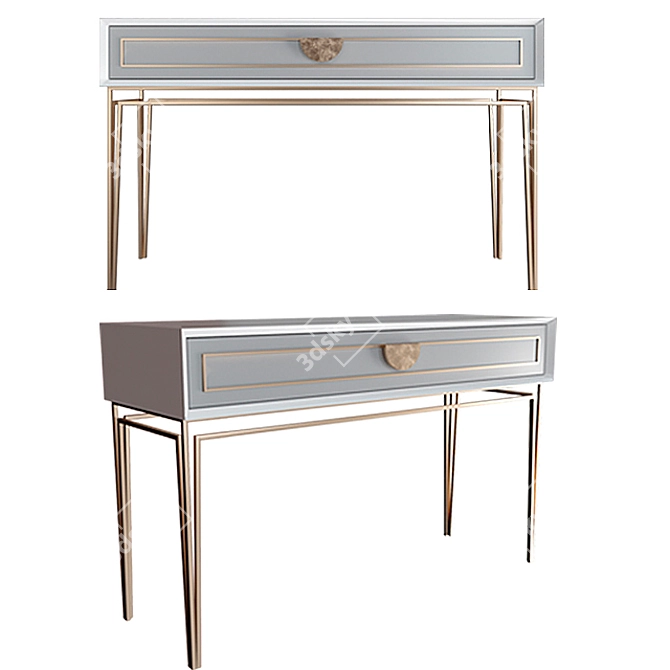 Neoclassic Console: Elegant and Versatile 3D model image 1