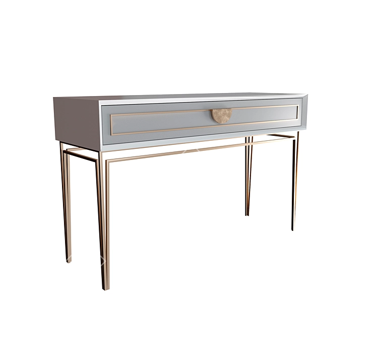 Neoclassic Console: Elegant and Versatile 3D model image 2