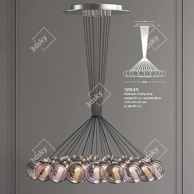 Eslicce Pendant Lamp 2013 3D model image 1