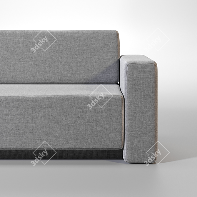 Rotatable Upside Down Couch 3D model image 4
