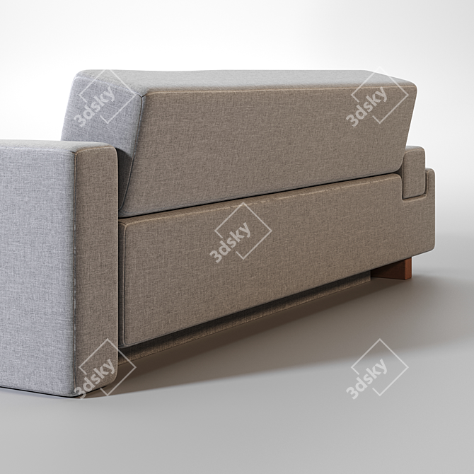 Rotatable Upside Down Couch 3D model image 5
